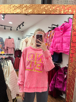 Pink Noel Sweatshirt