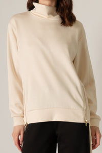 P.CILL Mock Neck Top