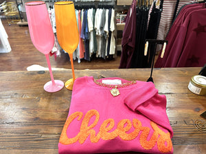 Pink Cheers Sweatshirt