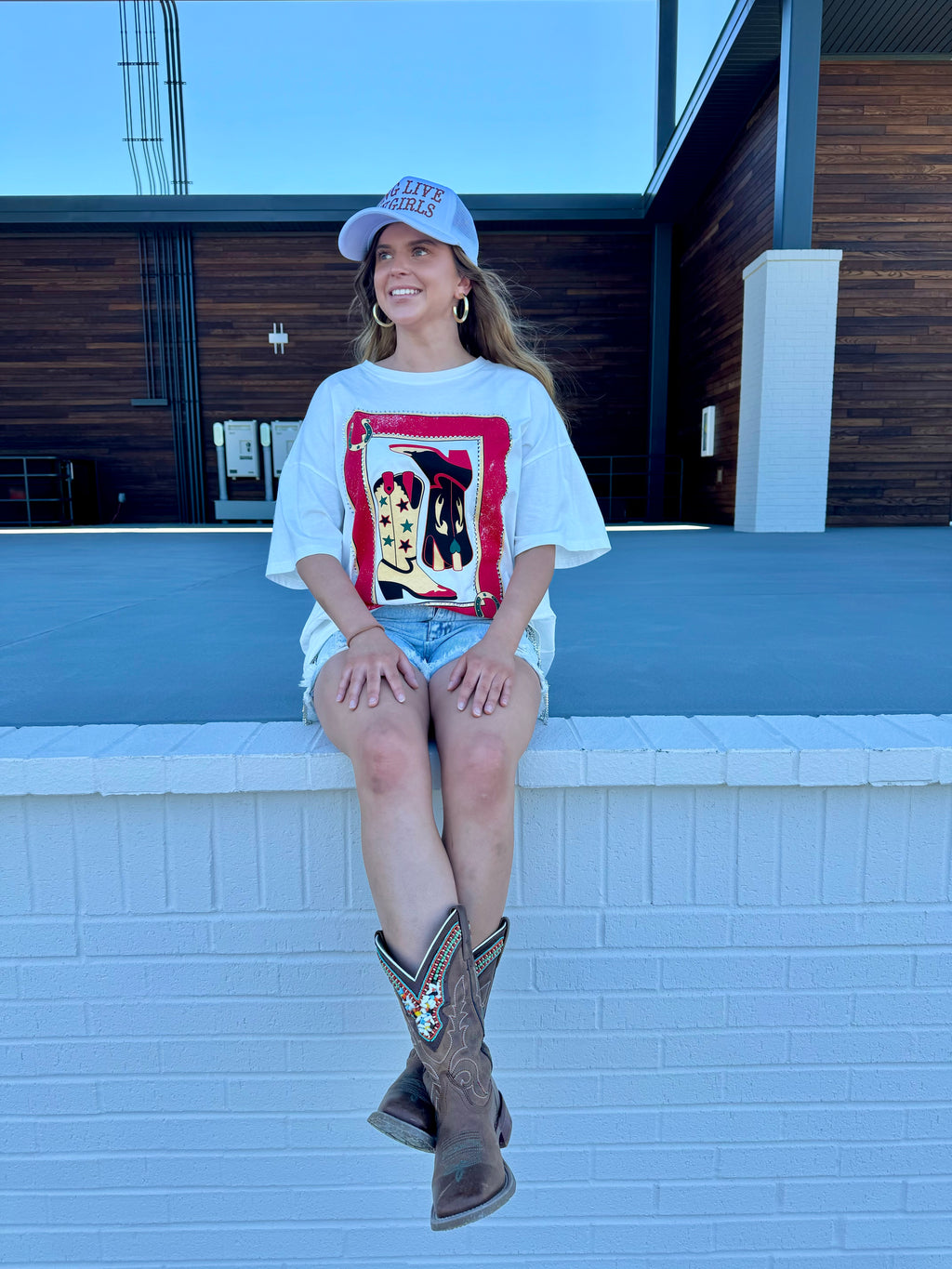 Cowgirl Poker Graphic Tee