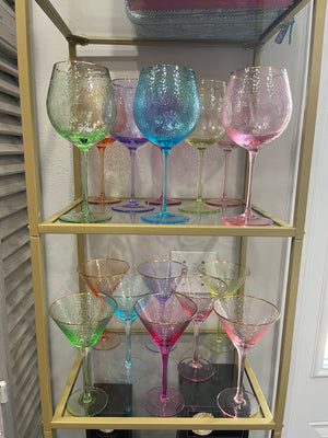 Bubblegum Martini Glasses