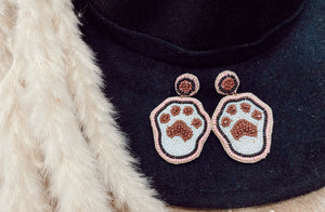 Paw Print Earrings