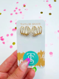 Taylor Shaye Penny Cuff Earrings
